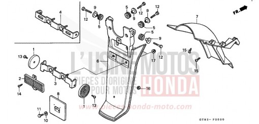 GARDE-BOUE ARRIERE PK50ML de 1990